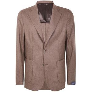BARBA NAPOLI Men's Wool Blend Blazer Men BROWN Outerwear